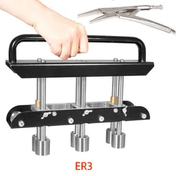 3-Station Edge Roller (ER3) is Specifically Designed for Quick, Precise, and Convenient Bending of Metal Roofing Materials