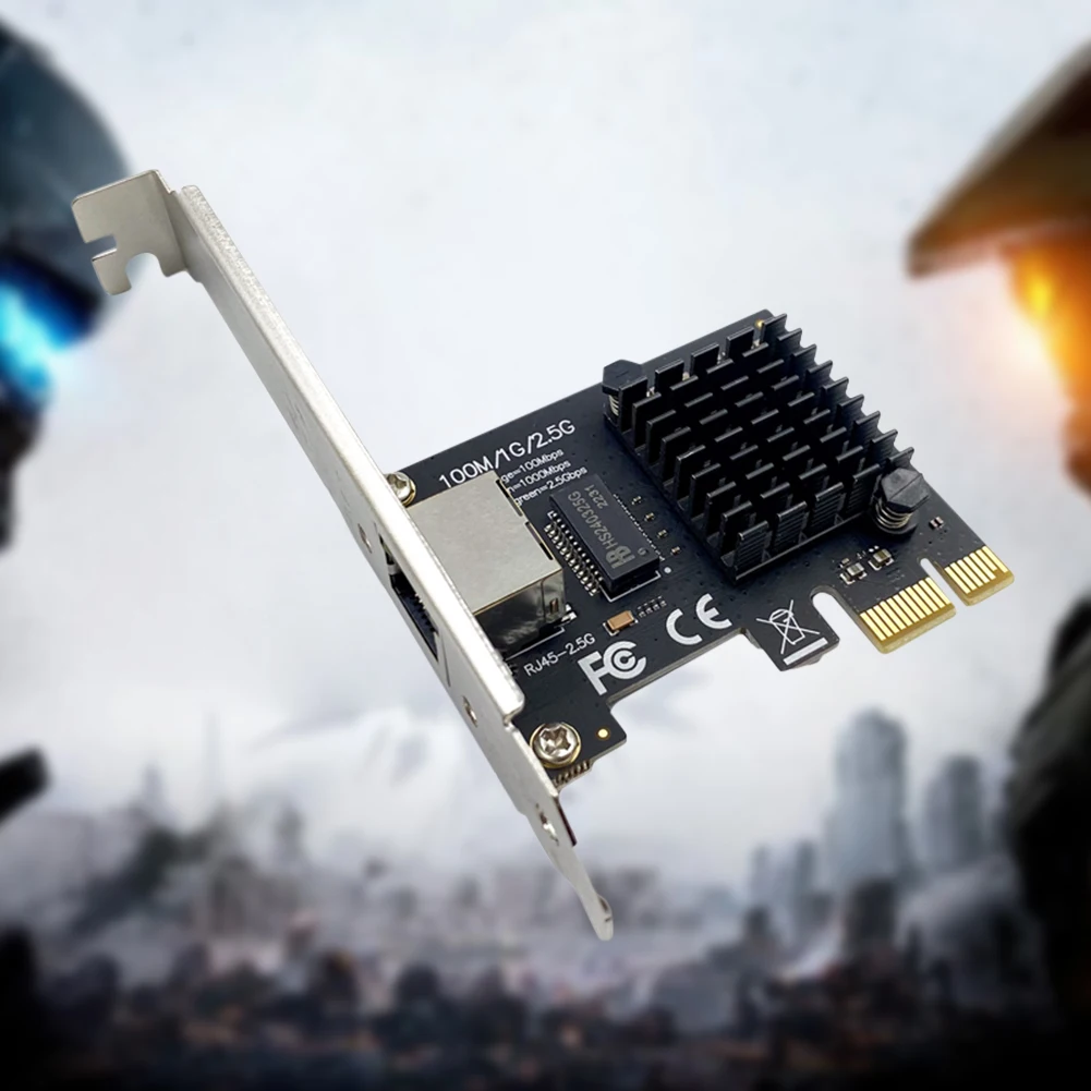 

Сетевой адаптер RJ45 2,5 Гбит/с, 100/1000/2500 Мбит/с, PCI Express PCI-E, запасные части для сетевой карты, поддержка Windows/Linux/ESXi/ROS