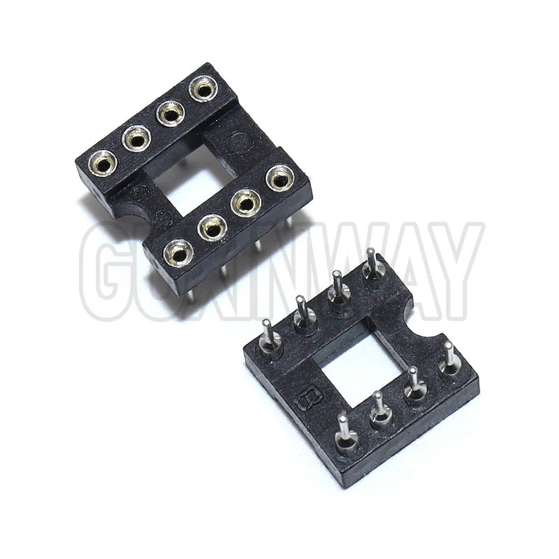 20pcs New Original 8 PIN 8PIN 8P Round Hole DIP IC Sockets Adaptor Solder Type DIP-8 Round IC SOCKET