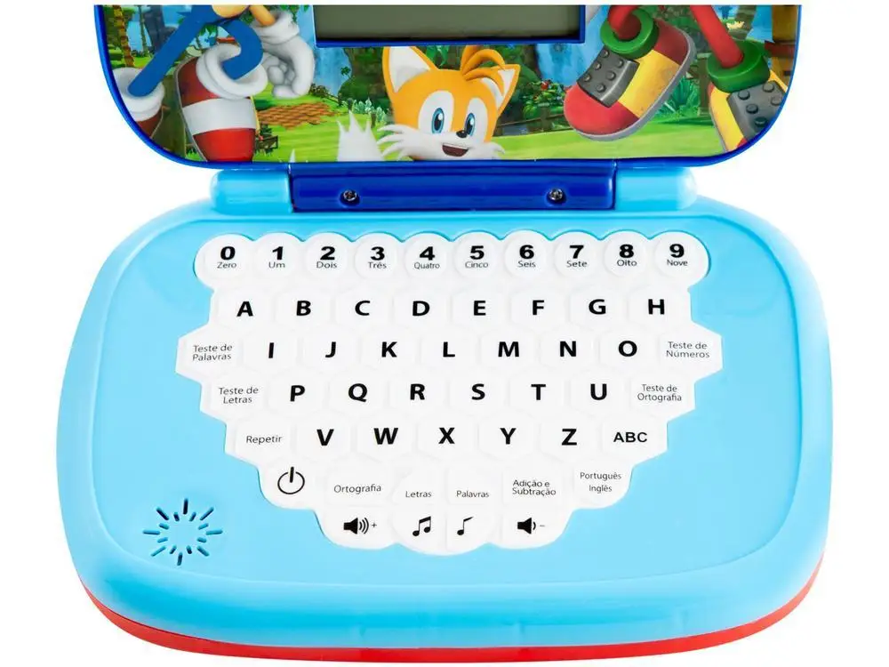 Portátil Sonic bilingüe para niños, emite sonido de Candida