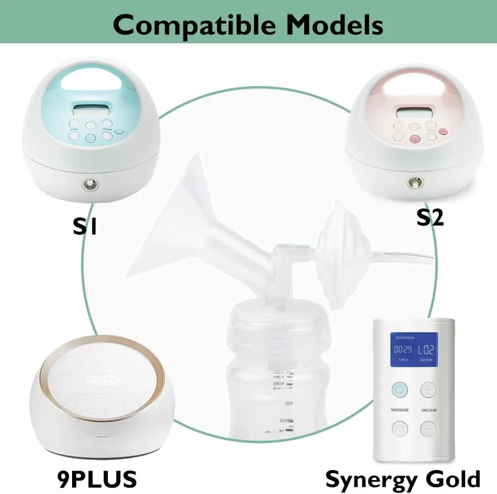 Flange Compatible with Spectra S1 S2 9 Plus Synergy Gold Replacement to Spectra Pump Parts, Breast Pump Shields Replace