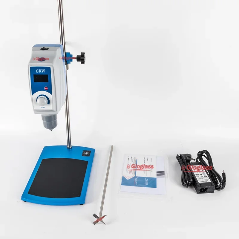 LED Digital Overhead Stirrer for 100L Liquid Mixer Electrical Stirring Equipment