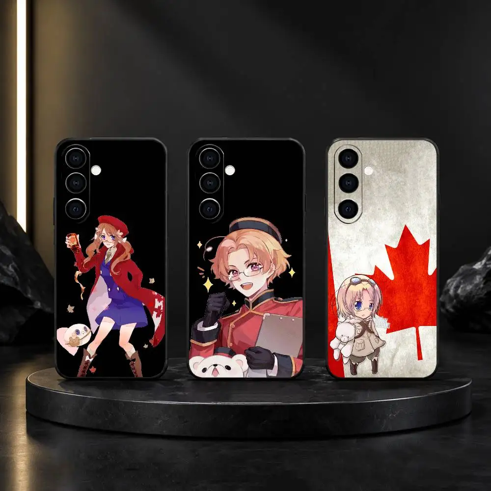 Matthew Williams Hetalia Canada  Phone Case For Samsung Galaxy A20,21s,22,31,32,52,53,72,73,80,91 Soft Black Shell