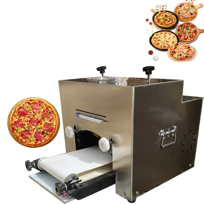 

Automatic Pizza Machine Round Flatbread Arabic Bread Maker Pastries Pie Pasta Samosa Dumpling Wrapper Pizza Dough Press Machine