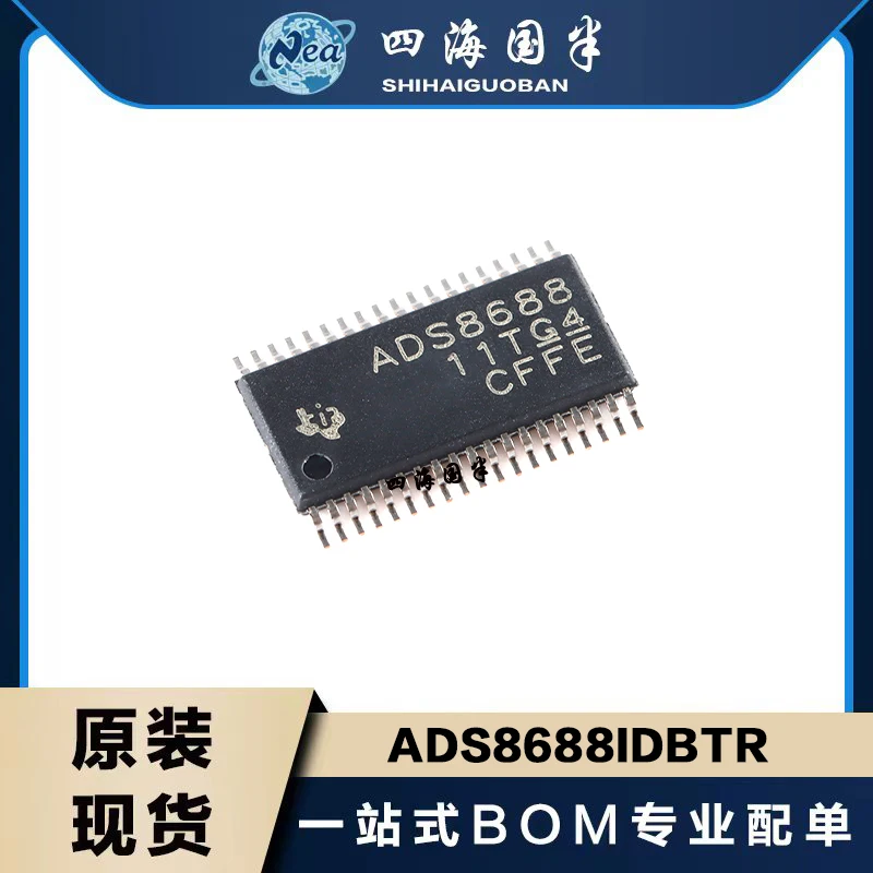 

1PCS Original Genuine SMD ADS8688IDBTR TSSOP-38 16-bit Analog-to-digital Converter Chip Integrated Circuit