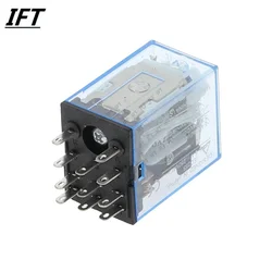 1 PCS Micro Mini Relay HH53P MY3NJ MY3 11-Pin DC AC 12V 24V 36V 110V 220V 380V Coil General Purpose Intermediate Electromagnetic