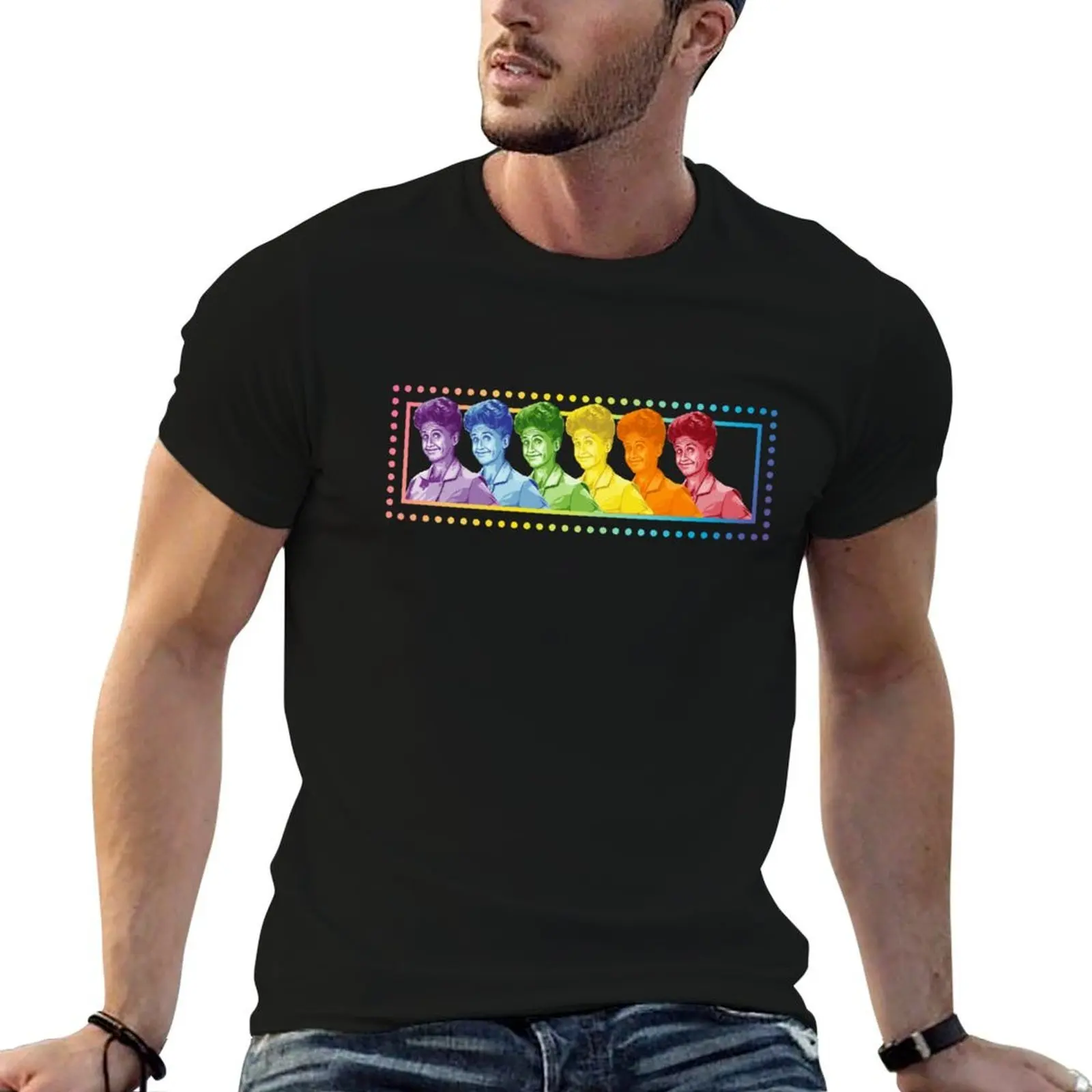 

Rainbow Alice T-Shirt t shirt for man funny t shirts cotton man t shirts high quality luxury brand T-shirt
