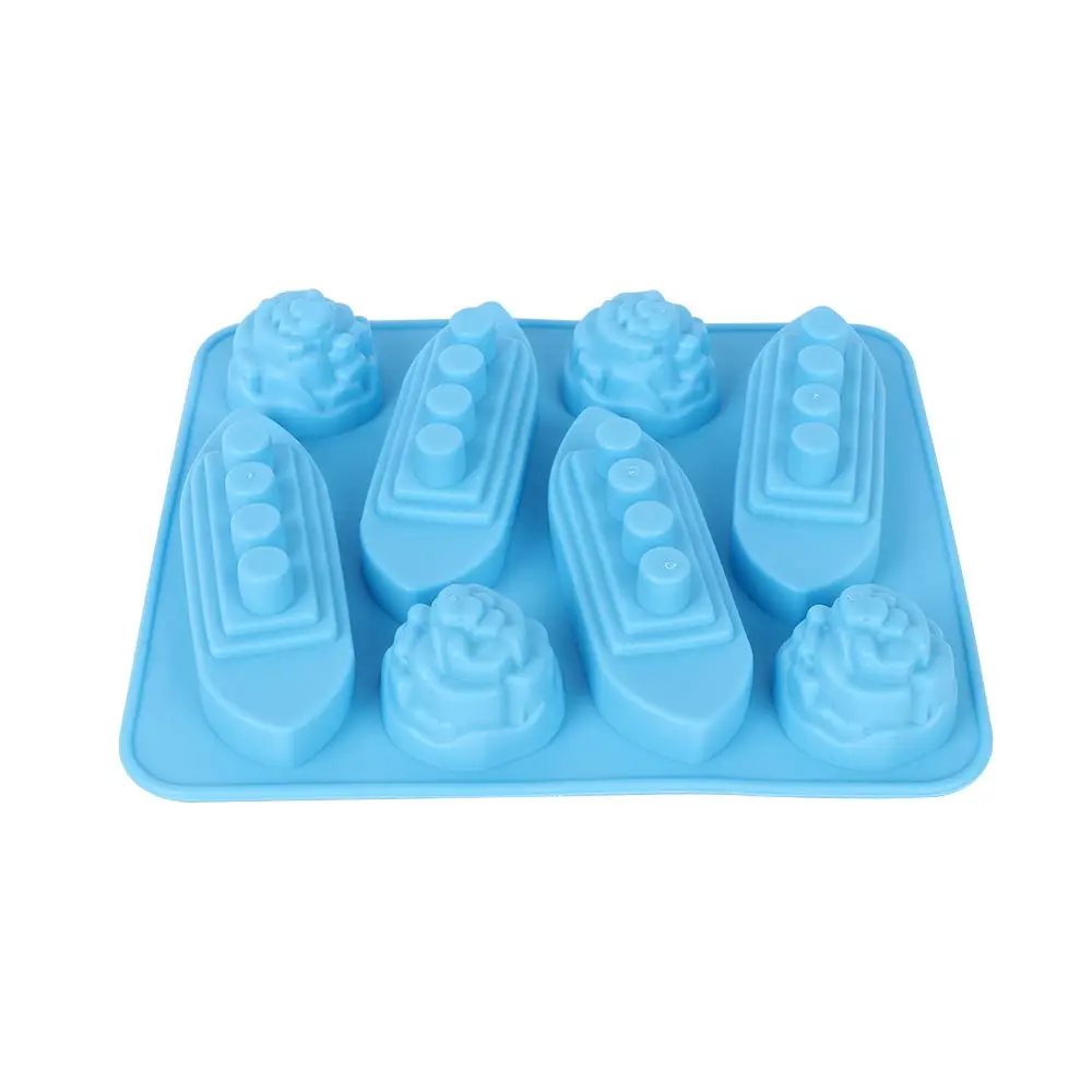 Superior Soft Drinks Summer Party Cake Mould Ice Cream Makers for Kitchen Silicone Mold Titanic Shaped Ice Cube Trays