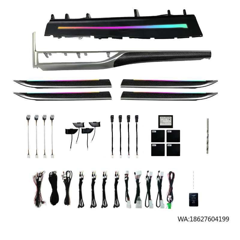 

For 2015-2021 Highlander RGB Ambient Lighting Kit Symphony 256 Colors Acrylic Smart for App Connection Interior Light