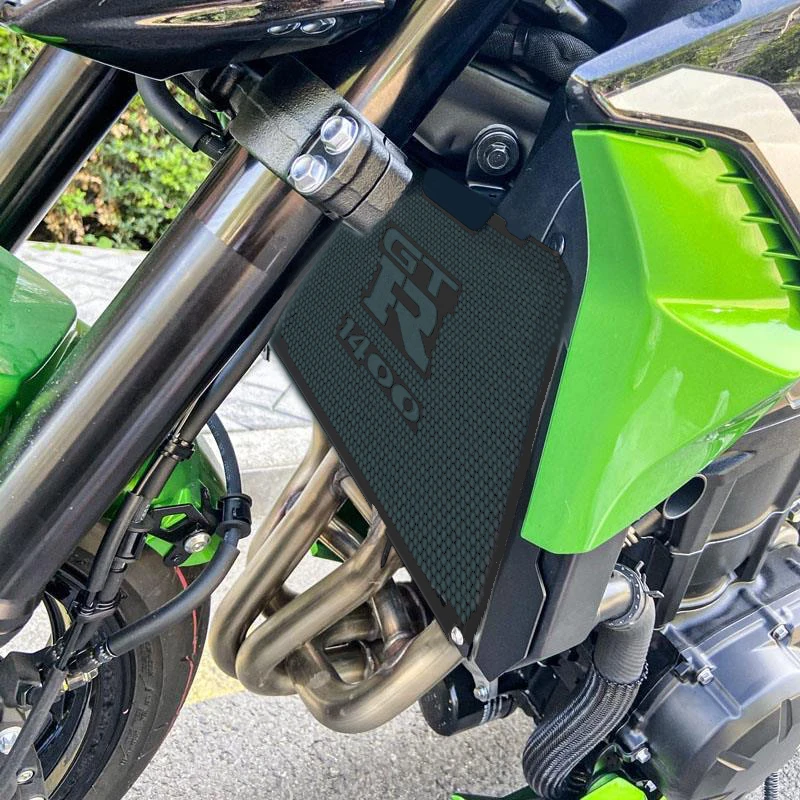 

Radiator Grille Guard Cover Protection FOR KAWASAKI CONCOURS 14 abs ZG1400 Ninja ZX-14R ZX1400 ABS SE 1400 GTR 2008-2023 1400GTR
