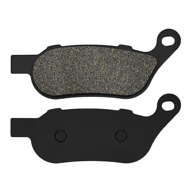 Cyleto Motorcycle Rear Brake Pads for Harley davidson FXSTC Softail Custom 2008-2010 FXDWG Dyna Wide Glide 2008-2017