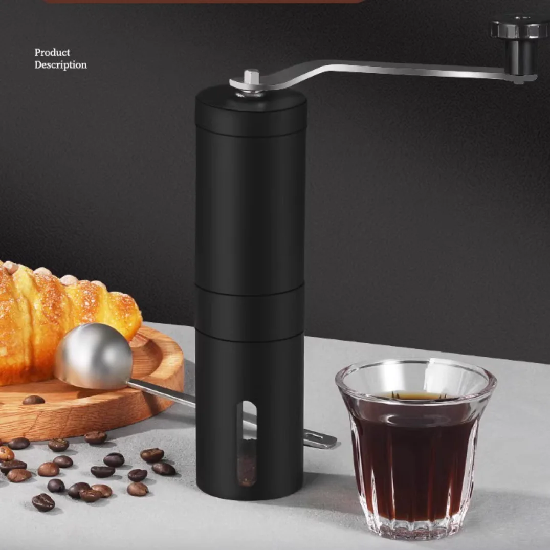 Manual Coffee Grinder Stainless Steel Bean Grinder for Aeropress Drip Coffee Espresso French Press Turkish Brew Ideal for Home