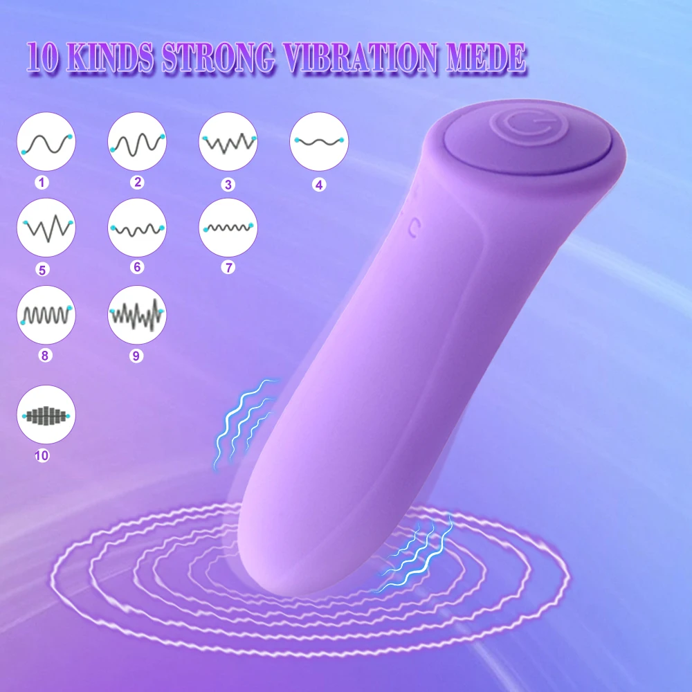 G-Spot Bullet Vibrators for Women Discreet Portable Sex Toys Small Powerful Bullets Vibrator Mini Waterproof Clitoral Stimulator