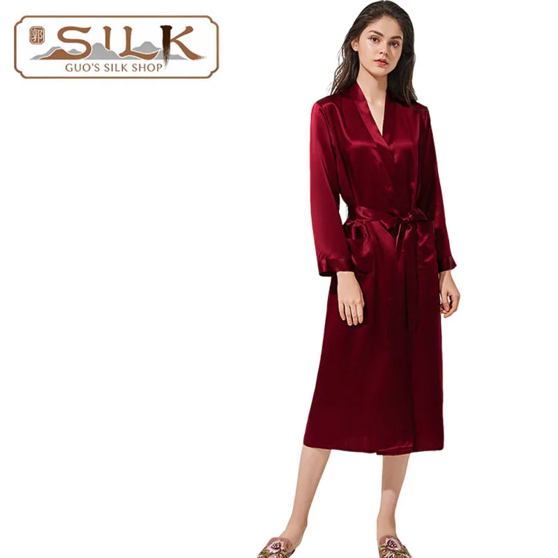 Natural Silk Women's Dress. Elegant casual attire with smooth, glossy soft delicate cool texture, highly comfortable to the skin