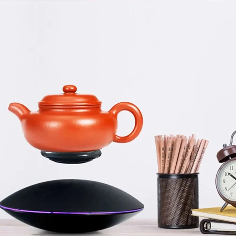 

Magnetic Black Magnetic Levitation Display Stand for Ornaments, Jewelry, Shoes - Applicable to 0 - 350g Products US Plug-A27R