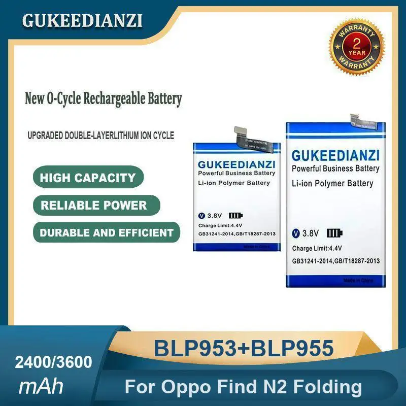 Battery For Oppo Find N2 Folding BLP955 BLP953 BLP953+BLP955 High Capacity