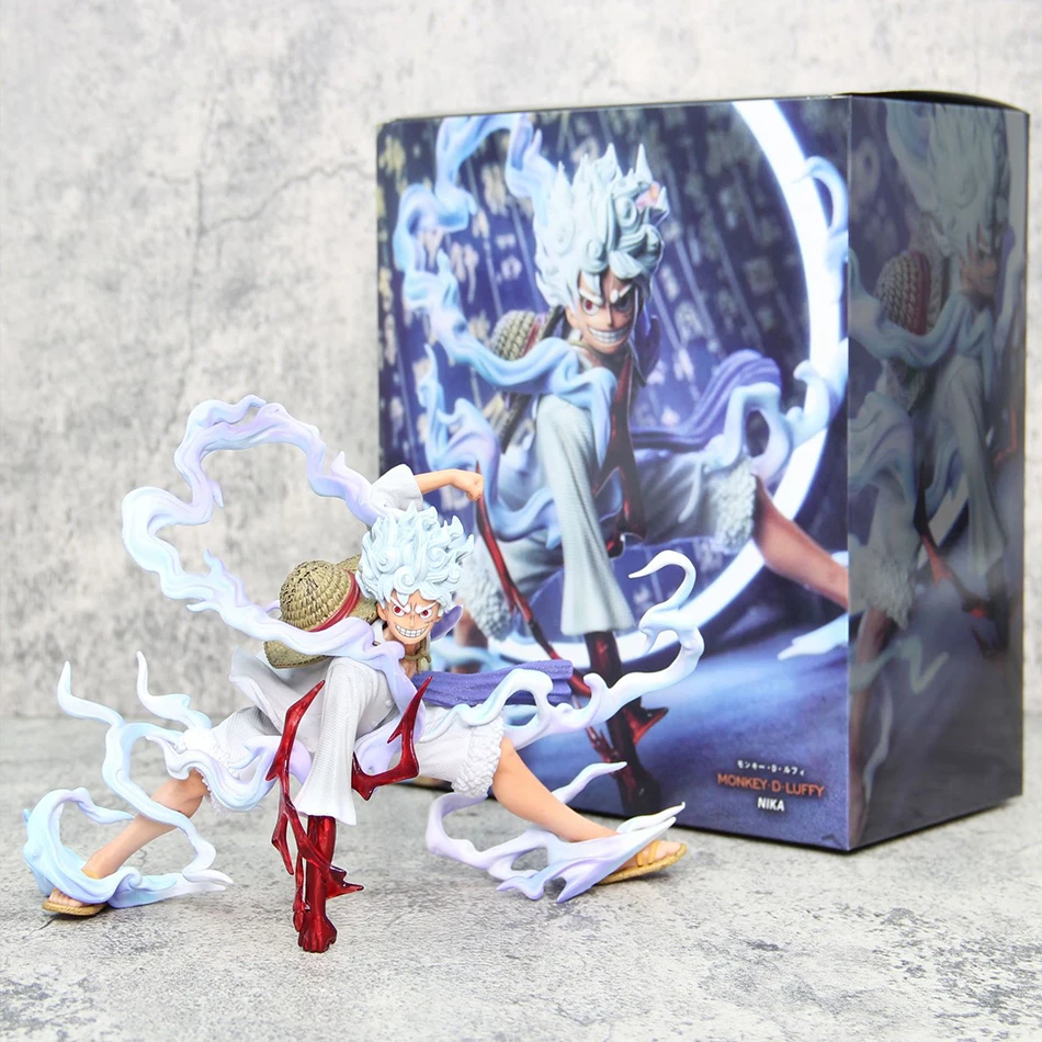 20 cm Anime One Piece Ruffy Figuren Monkey D. Ruffy Battle Style Action Figure Sammlungen PVC Modell Spielzeug Geburtstag Ornamen Geschenk