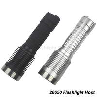 K5R 26650 USB Type-C Rechargeable DIY LED Flashlight Host