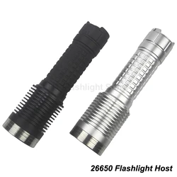 K5R 26650 USB Type-C Rechargeable DIY LED Flashlight Host