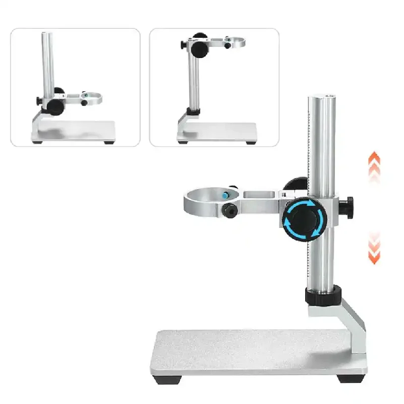 Digital Microscope Aluminum Alloy Stand Bracket Holder Lifting Support Endoscope Magnifier Camera Bracket Table