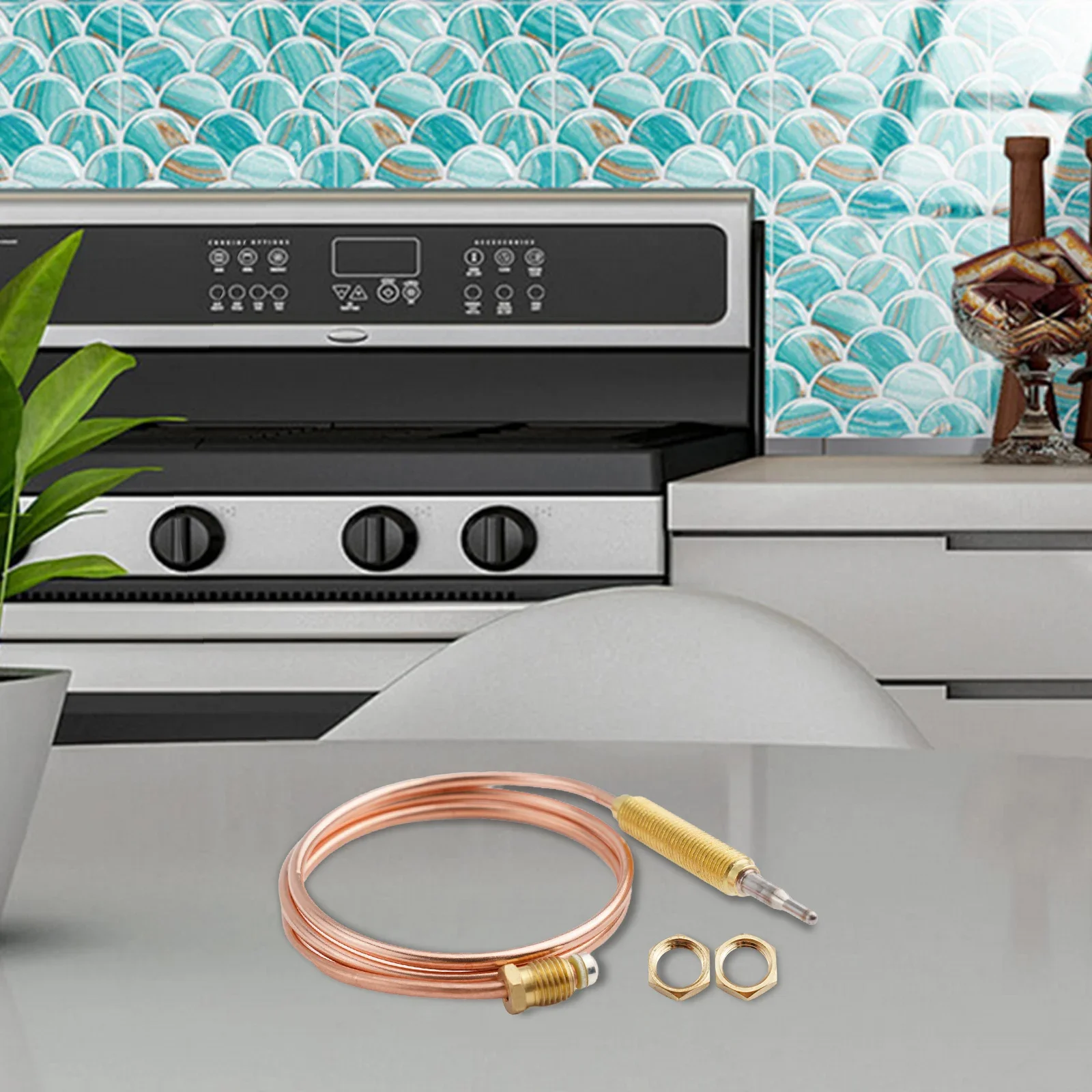 

Camping Garden Kitchen 600mm Gas Burners Common Thread Common Thread Probe High Sensitivity Thermal Conductivity