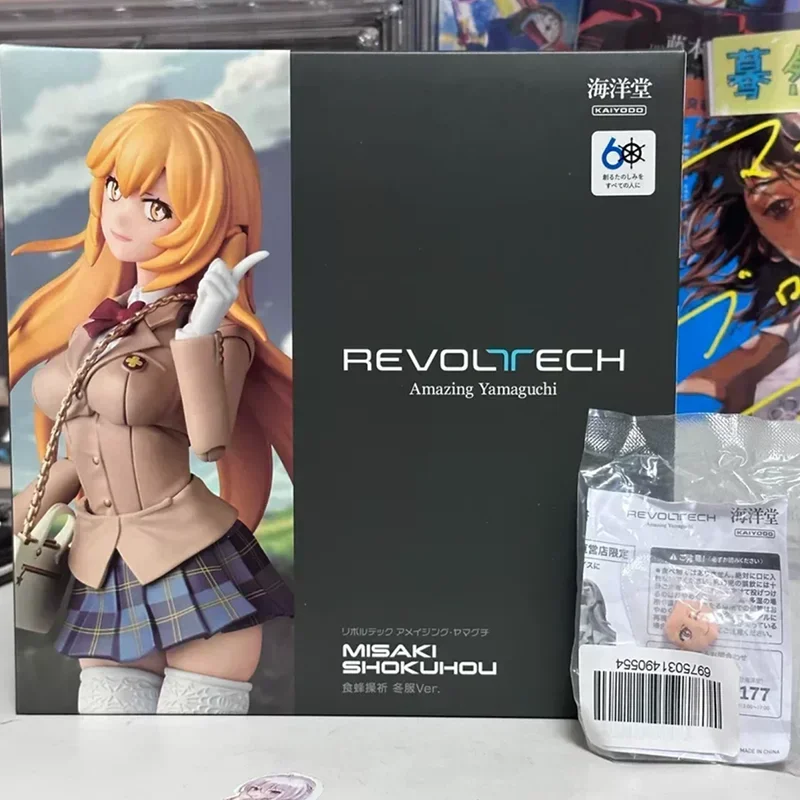 

Оригинальный Kaiyodo A Определенный научный рельсограф T Amazing Yamaguchi Revoltech NR046 Misaki Shokuhou Зимняя форма Ver Фигурки игрушки