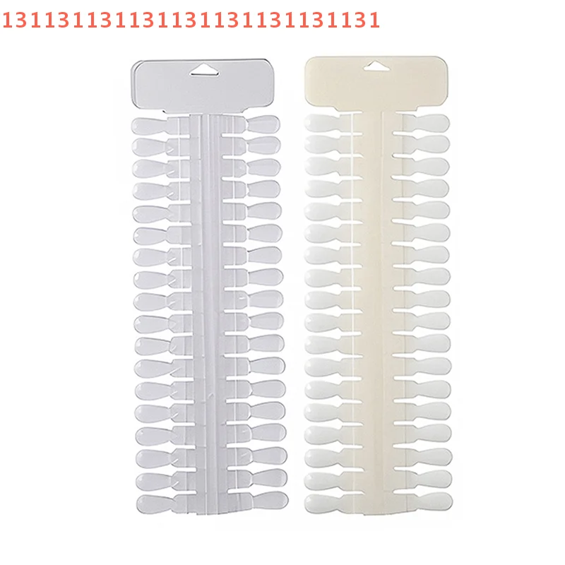 36 قطعة بطاقة اللون الطبيعي/واضح القابلة للإزالة مسمار الفن عرض أظافر صناعية نصائح رف دمعة تصميم مانيكير هلام البولندية ممارسة أداة #5