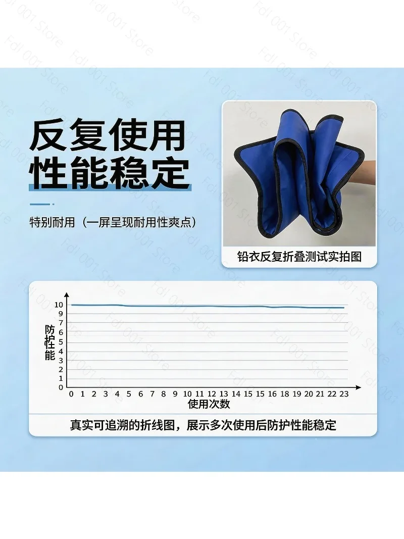 X-ray protective clothing, lead suit, radiation protection equipment, one-piece lead apron
