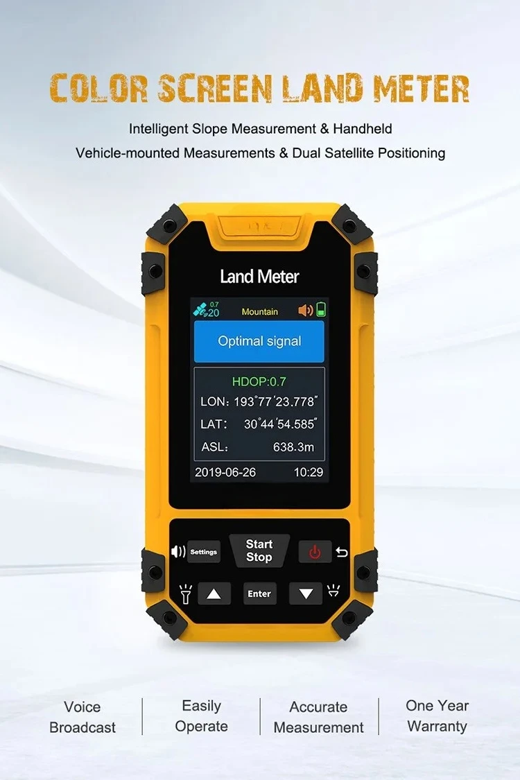 High Precision GPS Land Meter Agriculture Area Surveying Tool For Square Slope Mountain Area Measurement S4 Land Measure Meter