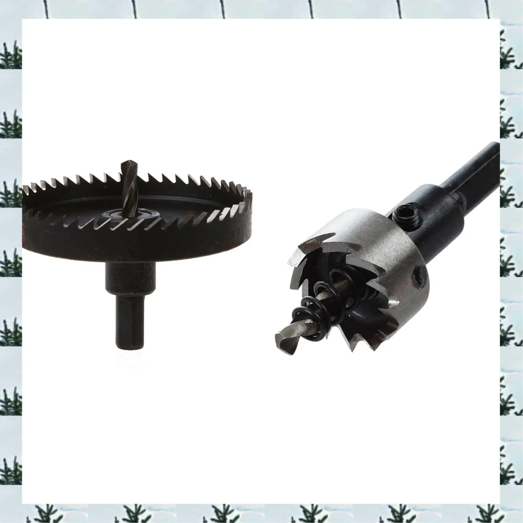 

ABLG 2 шт. зуб кольцевой пилы HSS стальная кольцевая пила сверло резак инструмент для сплава металла, дерева, 22 мм и 80 мм