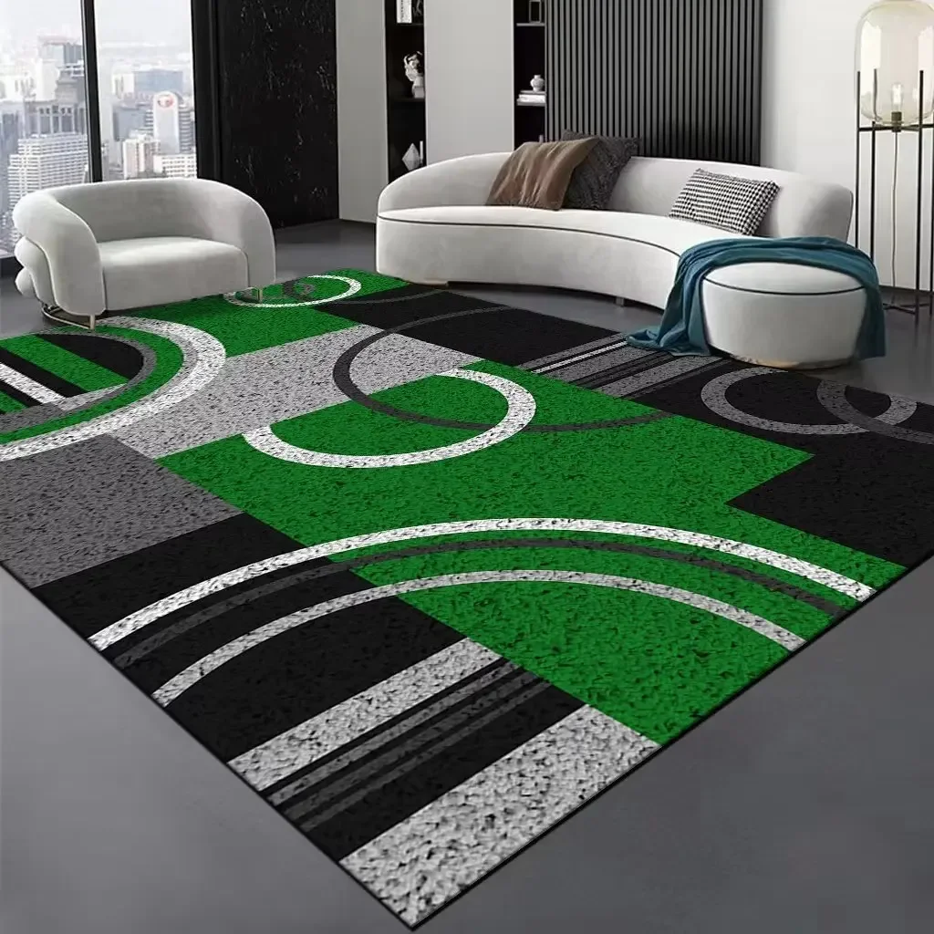 Tapis nordique lavable de grande taille, décoration de luxe, canapé lea, salon, maison, tapis doux, haute qualité, chambre à coucher, polymères de