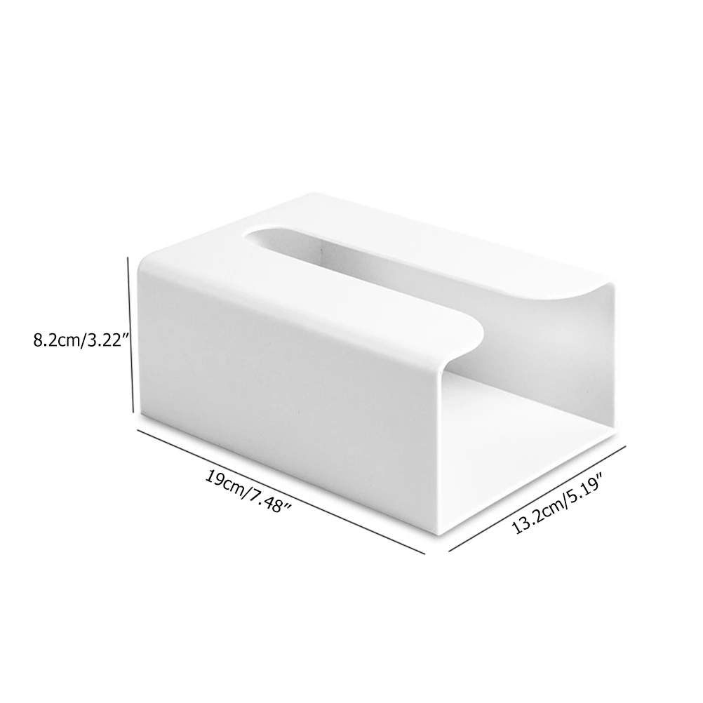 Kitchen Toilet Paper Box Adhesive Wall Mounted Paper Towel Holder Toilet Tissue Box