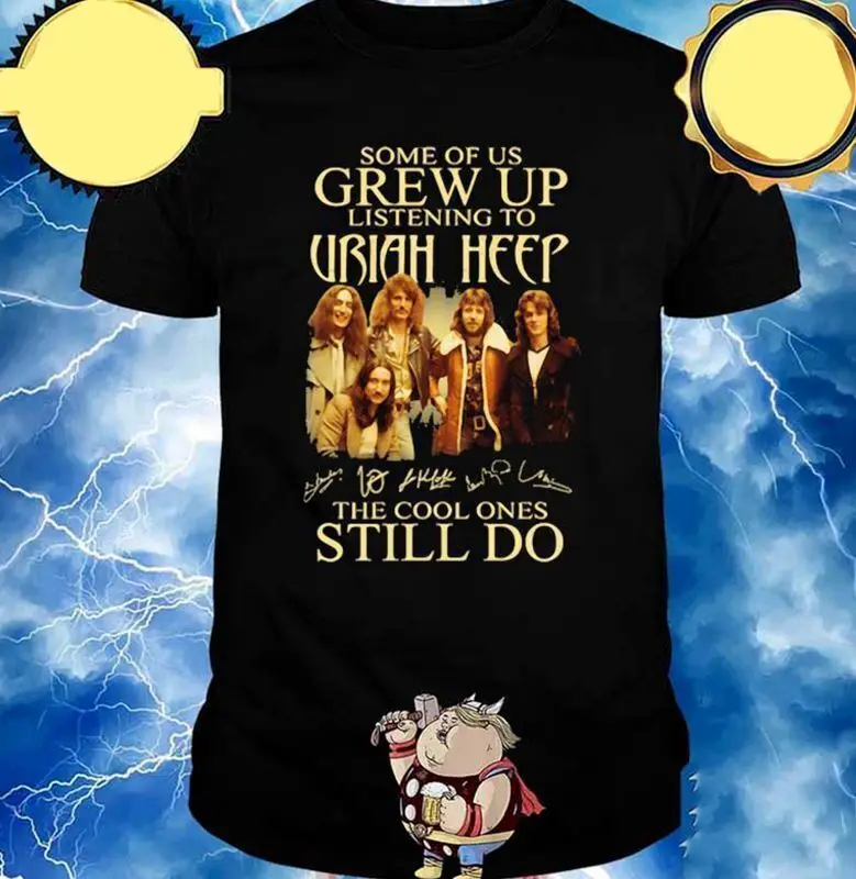 Some of us grew up listening to Uriah heep T Shirt Black S To 5XL