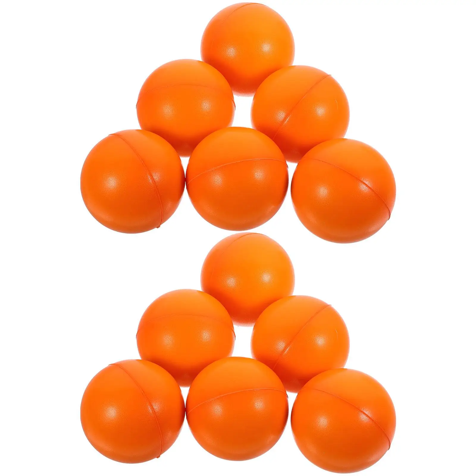 12 Pcs 63mm ange Foam Sponge Pressure Balls Small Squeeze Toys Stress Relief Toy Portable Elastic Fun Sensory Trick