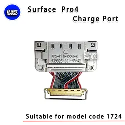 Used for Microsoft Surface pro4 Charge Port 1724 Charging Tail Flexible Cable 939825-001 charging port