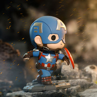 Disney Captain America Black Panther Hulk Doctor Strange Hawkeye Iron Man Black Widow Loki Action Figure Toys Dolls PVC Model