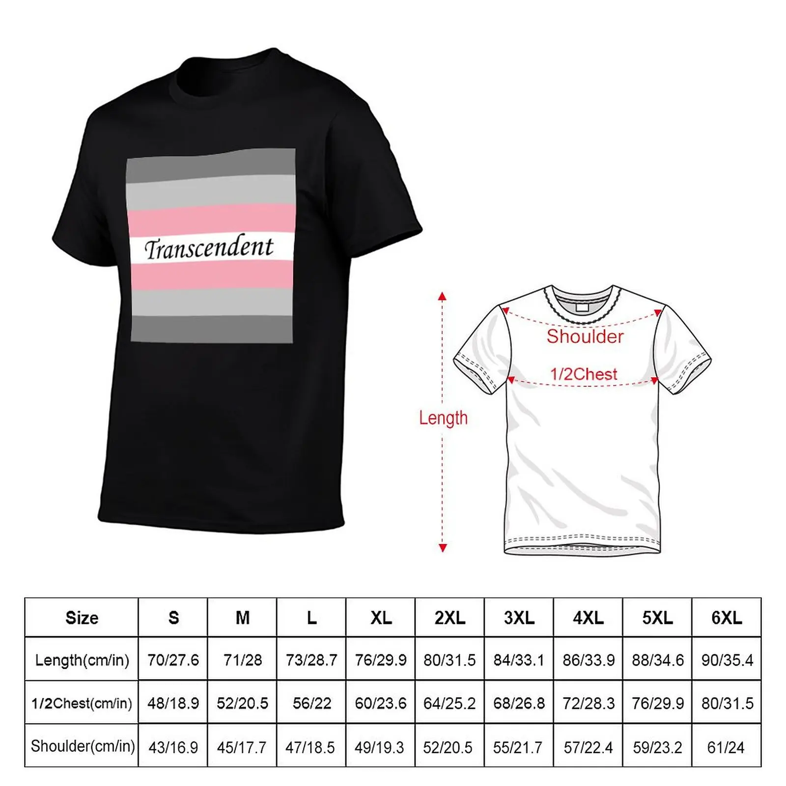 Transcendent Demigirl T-Shirt Festival Party Tee Top