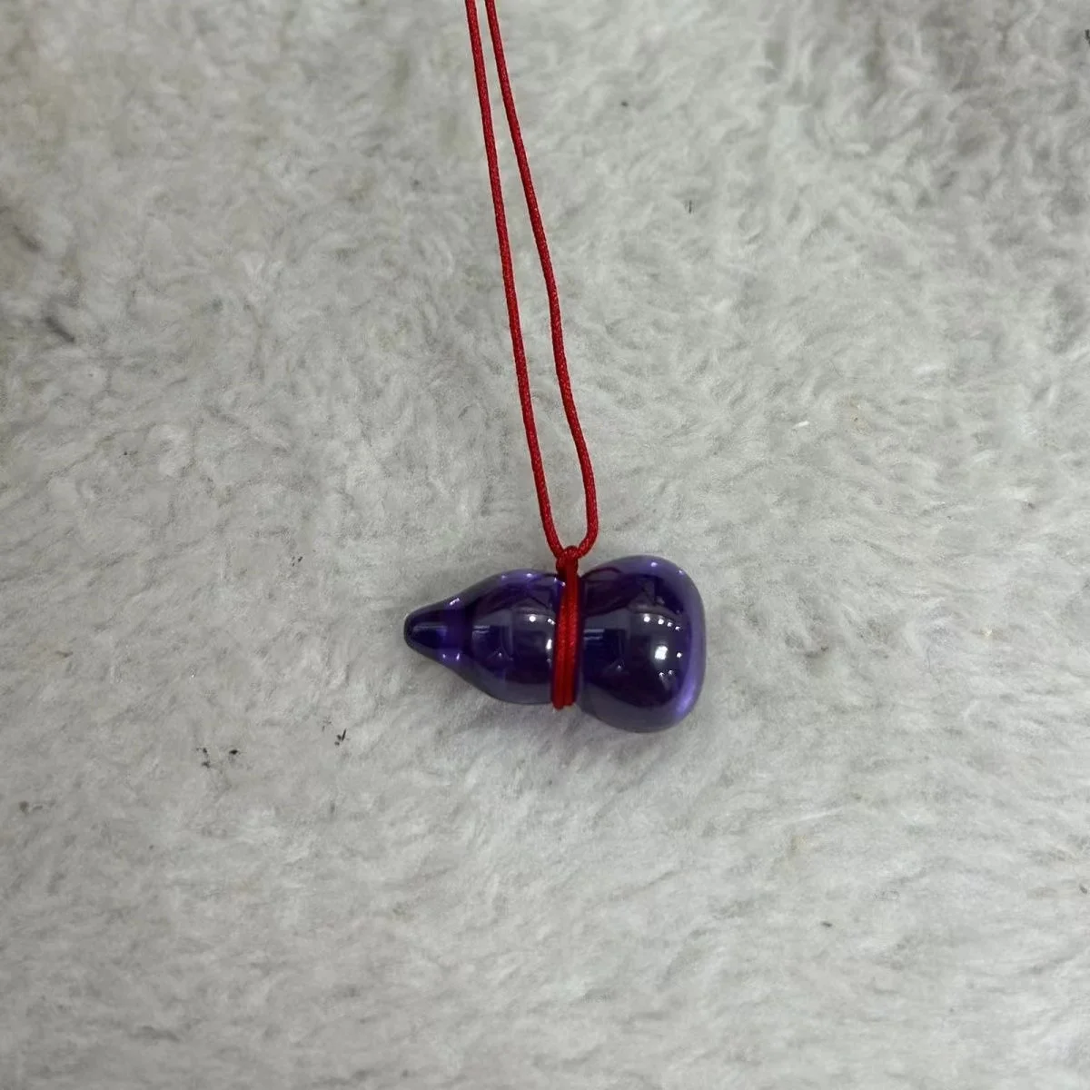 Pendentif de gourde colorée pour clé de voiture, divers modèles, Ruby, Zcomprend on Material, 15x25mm