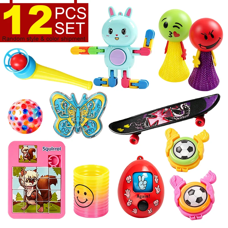 Educational Fun Play Pretend Play Toys 119 Pcs Mini Gift For Birthday Baby Kids Toy  DIY Craft Holiday Kindergarten Gift Set
