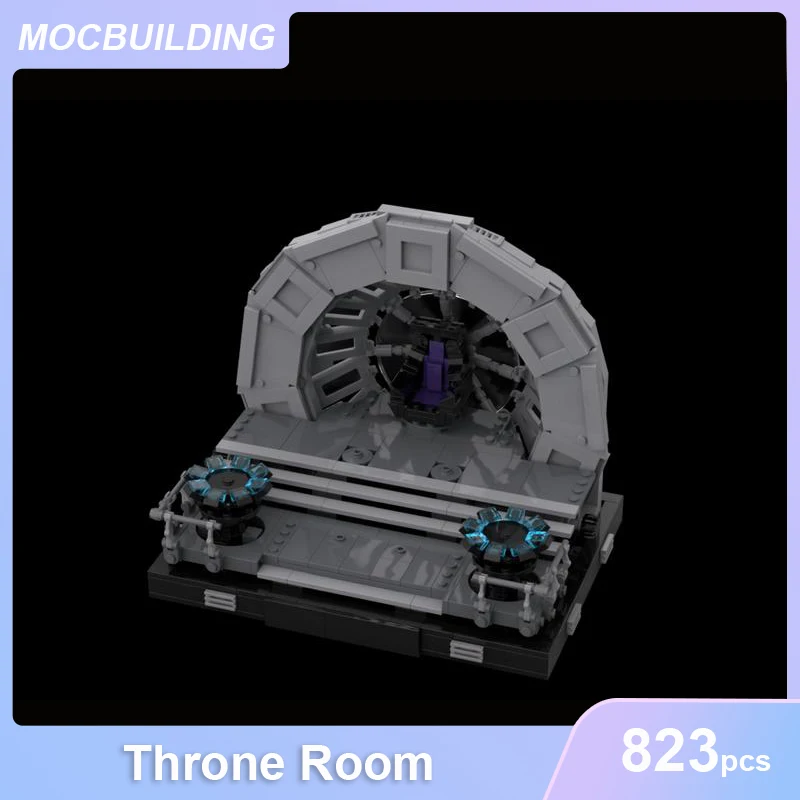 

Throne Room Action Playset Mod MOC Building Blocks DIY Assemble Bricks Display Model Creative Collection Toys Xmas Gifts 823PCS