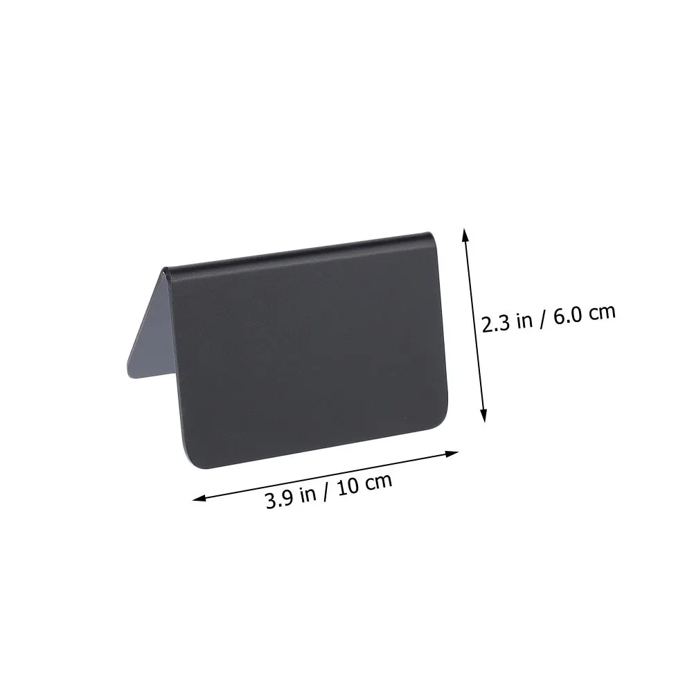 10pcs Acrylic Small Chalkboard Double Sided Mini Message Board For Home Office Decor Erasable Blackboard Sign Display Notice