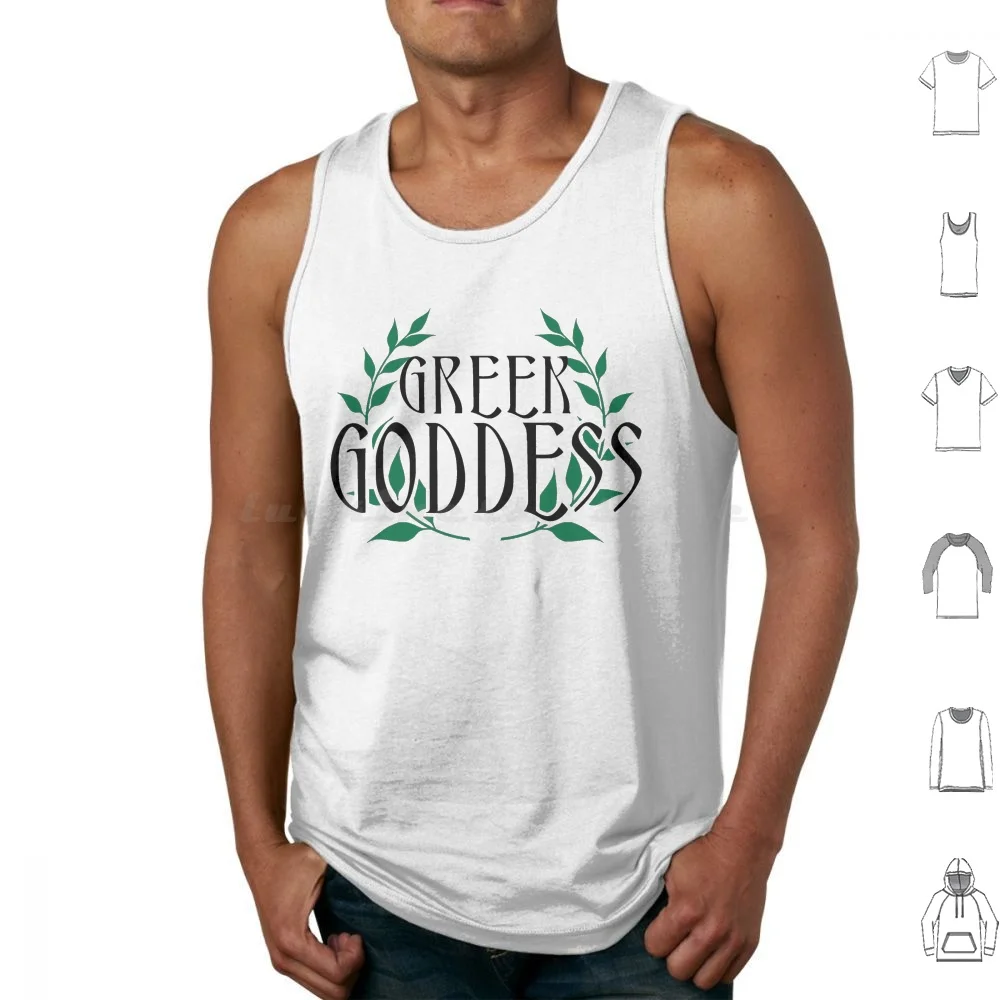 Greek Goddess Tank Tops Vest Sleeveless Greek Goddess Goddess Greek Greece Laurel Wreath Laurel Olive Crown Olives Valentines