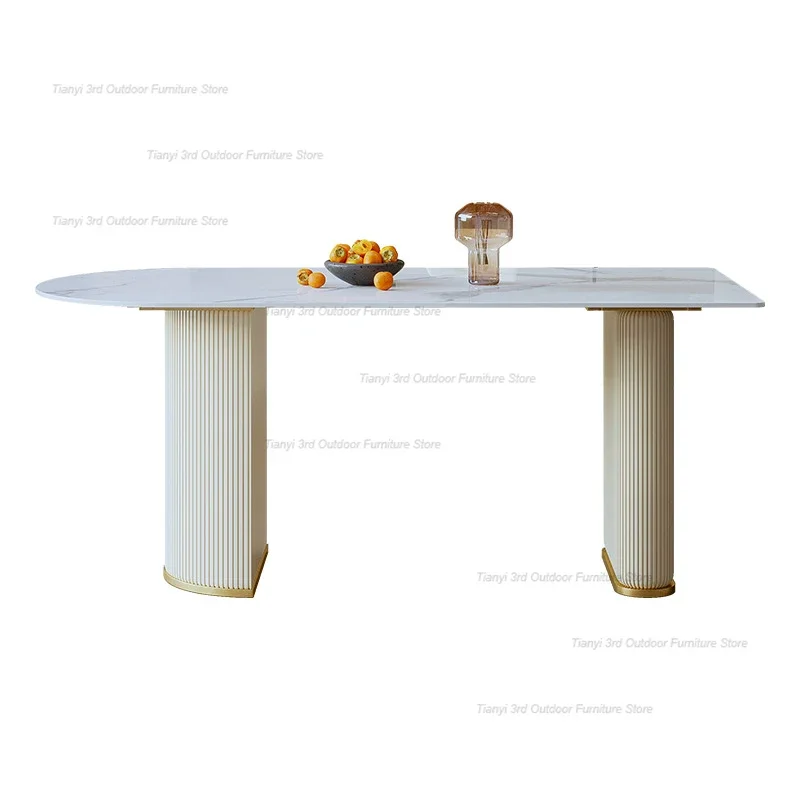 c13-Italian Style Modern Originality Dining Tables Simplicity Designer High-end Dining Tables Restaurant Home Furniture Vajilla