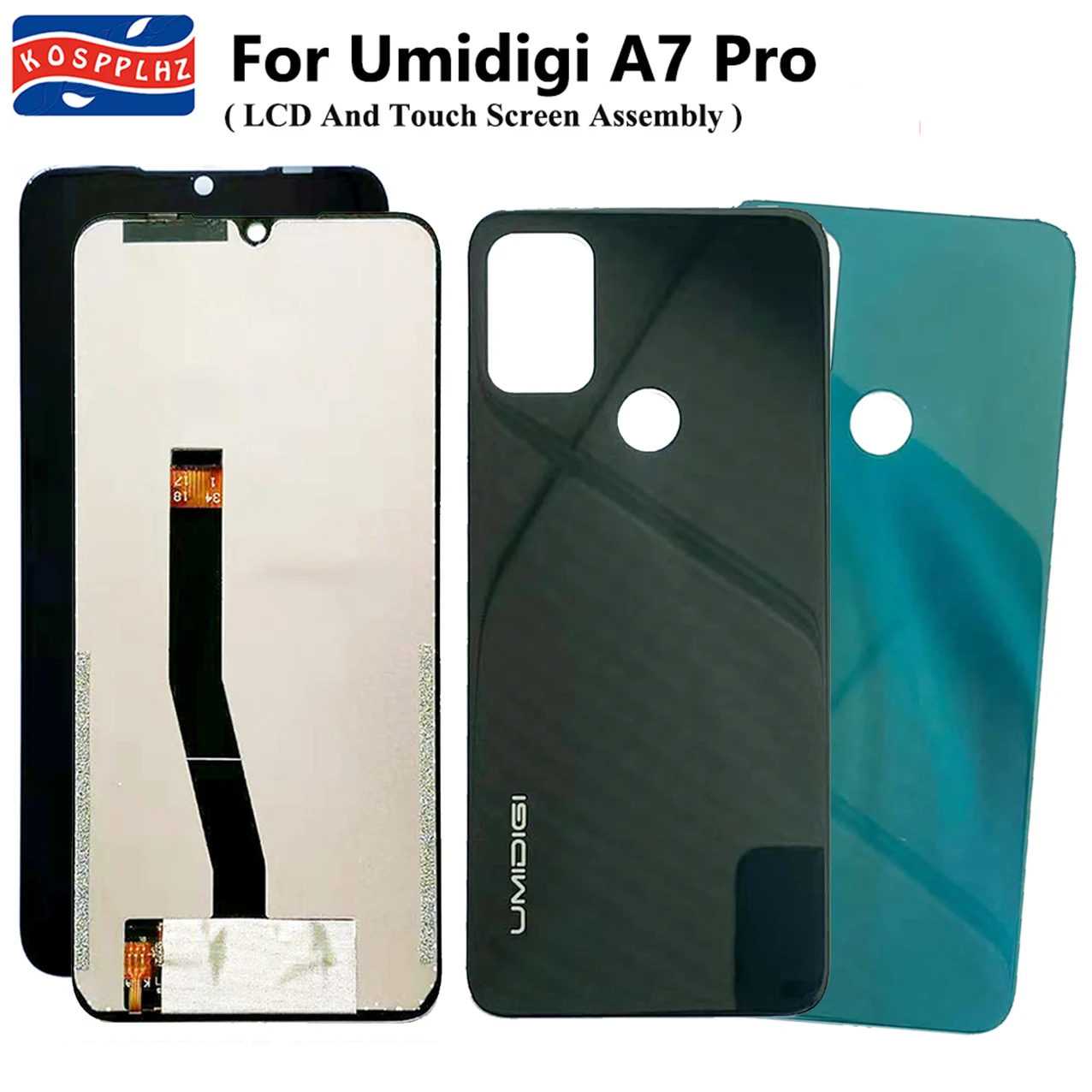 Guarantee Work Well For UMIDIGI A7 Pro LCD Display + Touch Screen Digitizer Replacement Optional Add UMIDIGI A7 Pro Back Glass