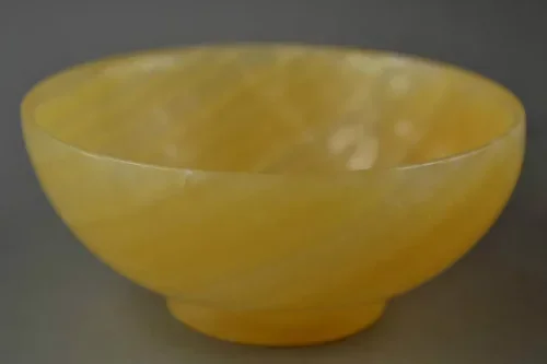 China's rare collection of natural jade, yellow jade bowl