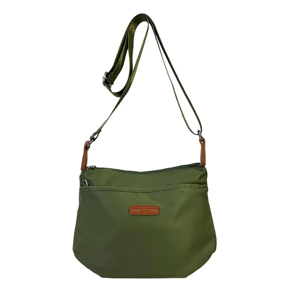 

Новая тенденция, быстросохнущая нейлоновая сумка на плечо с подвеской в стиле Харадзюку, мужская сумка через плечо, корейский стиль, сумка на молнии, пакет для мобильного телефона, уличный