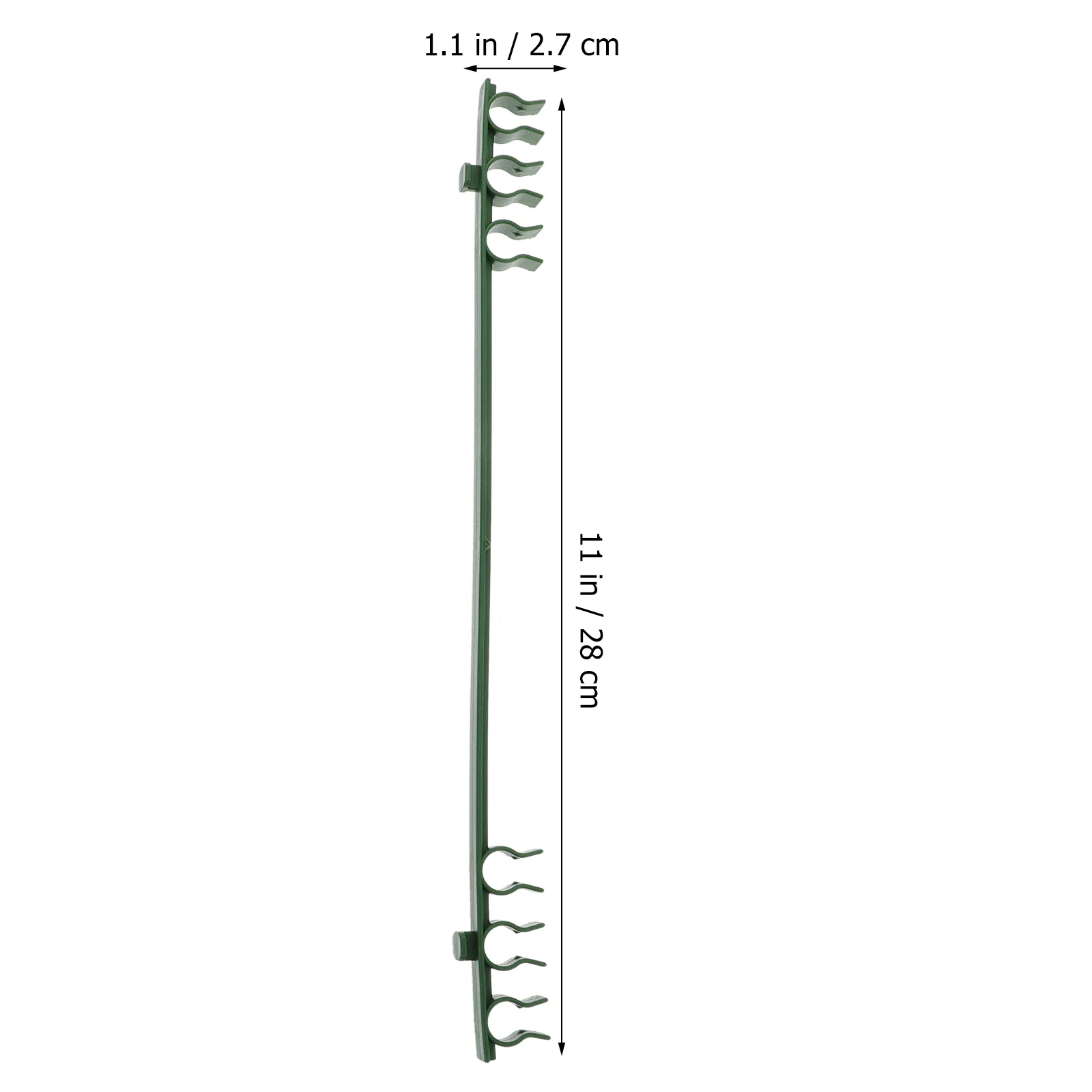 

50 Pcs Gardening Pillar Accessories Plastic Connecting Rod Tomato Stake Connector able Support Plants Planting Stakes