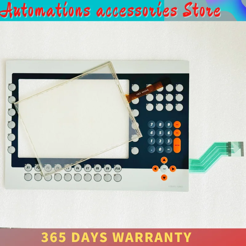 4PP380.1043-75 Touch Screen Panel Glass Digitizer for 4PP380.1043-75 with Membrane Button Switch Keypad Keyboard