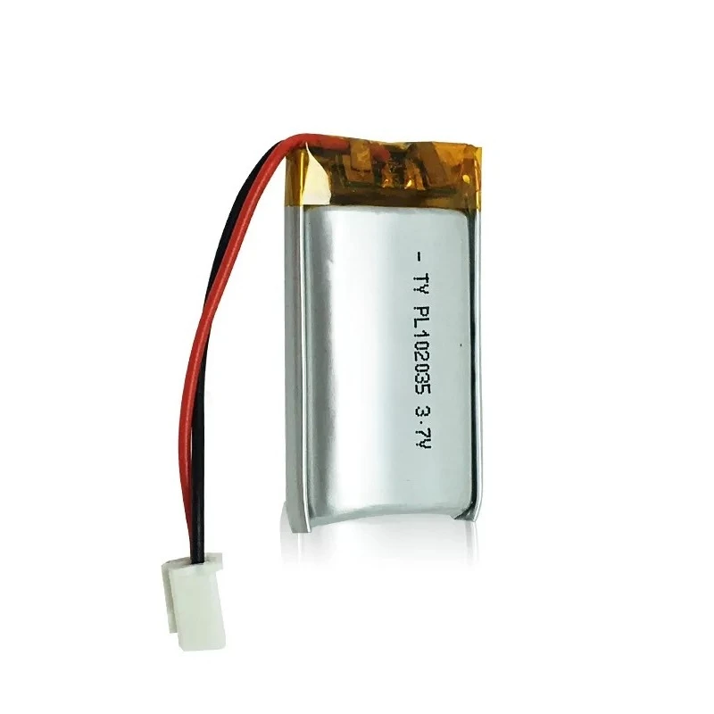 102035 700mAh 3.7V Polymer Battery for Smart Thermos Cup Healthy Water Cup Rechargeable Battery Replacement