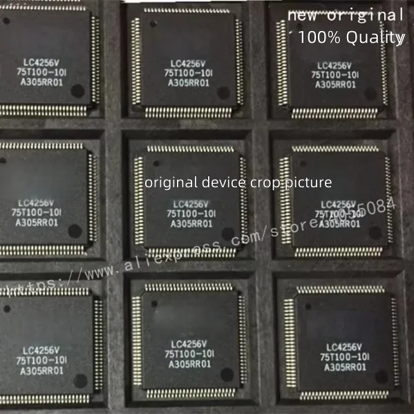 1pcs New Original 100%   LC4256V-75T100-10I LC4256V75T100-10I Can be replaced LC4256V-75TN100-10I LC4256V75TN100-10I （ROHS）